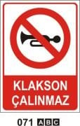 Klakson Çalınmaz