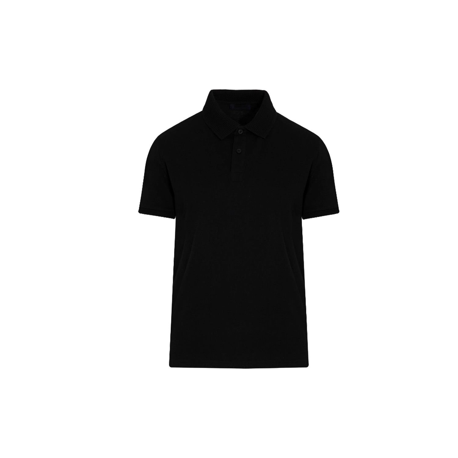Polo Yaka Siyah T-Shirt