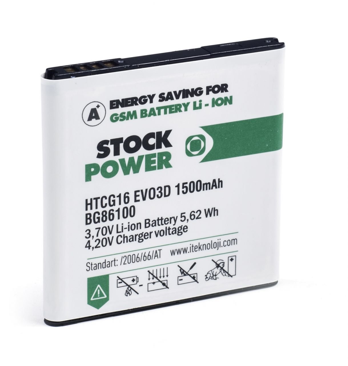 Stock Power G16 EVO 3D (1500 mAh) Batarya