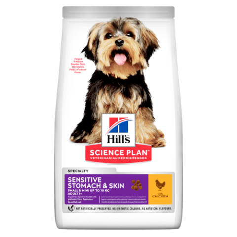 Hill's Science Plan Dog Adult Small & Miniature Sensitive Stomach & Skin 1,5 Kg