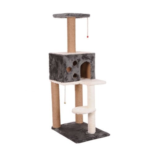 Cat House Kedi Tırmalama Kare Yuvalı Merdivenli S09