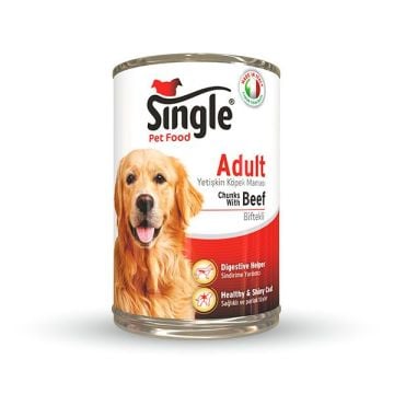 SINGLE KÖPEK DANA ETLİ KONSERVE 415 Gr