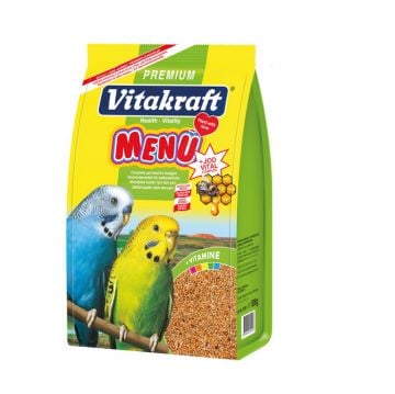 Vitakraft Menü + Jod Vital Complex – Premium Muhabbet Kuşu Yemi 1000 gr
