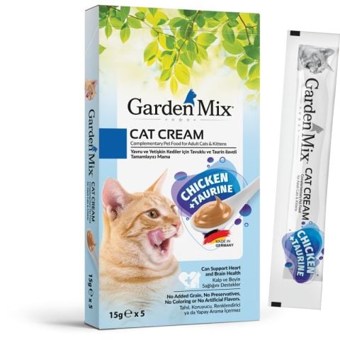 Garden Mıx Kedi Kreması Tavuk+taurin 15gr*5 Li