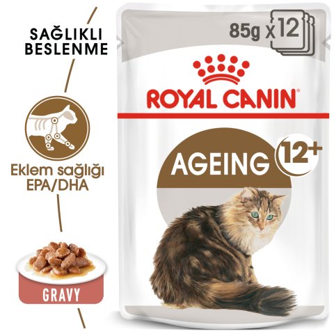 Royal Canin Ageing 12+ Gravy 85 Gr 12 li Paket