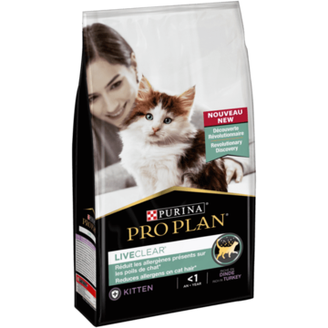 PRO PLAN® LIVECLEAR® Kitten 1 Yaş Altı Yavru Kediler için, Zengin Hindi Etli 1.4 Kg