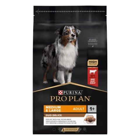 Pro Plan Duo Delice Sığır Etli Medium Large Köpek Maması 10 Kg