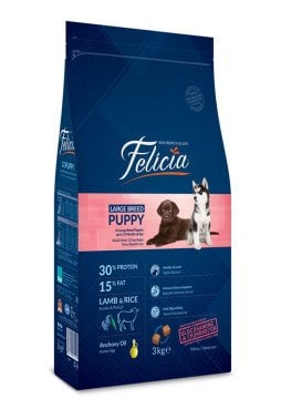 Felicia Yavru Kuzulu Büyük Irk Köpek Maması 3 kg