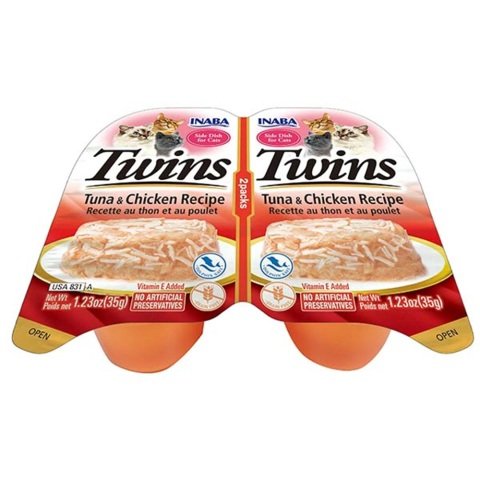 Twins Ton Balıklı ve Tavuklu Kedi Ödül Jölesi 2 x 35 Gr