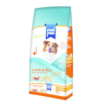 Paw Paw Yetişkin Kuzu & Pirinç Köpek Maması 15Kg