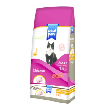 Paw Paw Tavuk Etli Yetişkin Kedi Maması 15 Kg