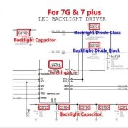 iPhone 7 7 Plus Backlight Kit U3701 IC Set