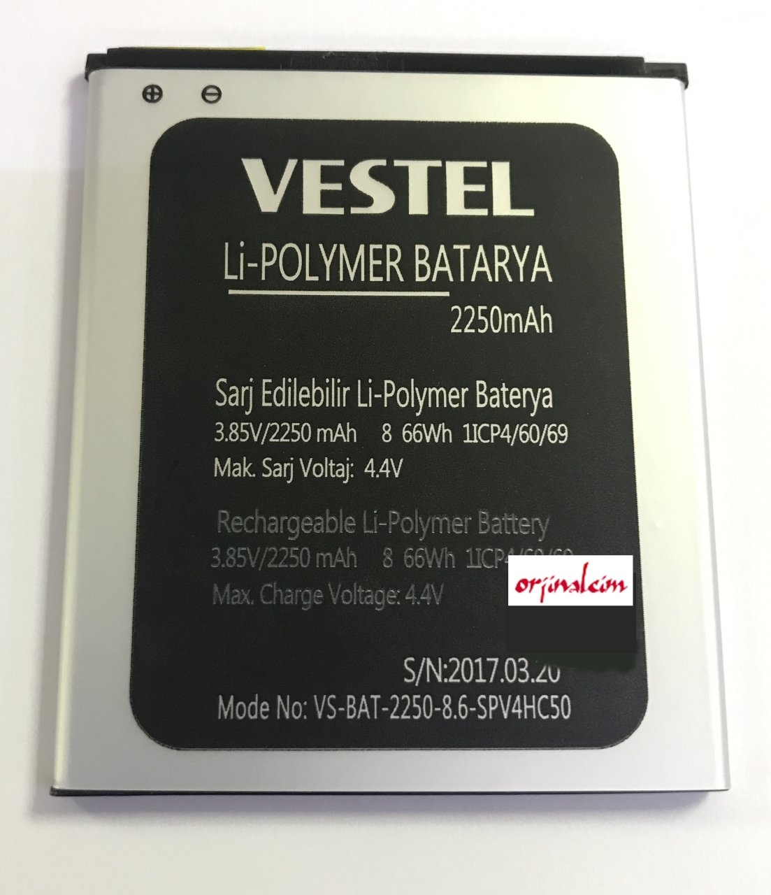 Vestel Venüs V3 5010 Batarya