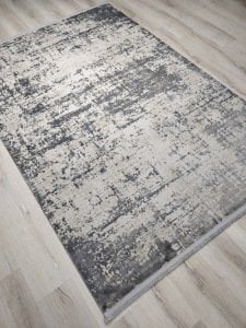 Eko Halı Cordoba DB01Denim Buz Gri 160x230cm İpekli İnce Salon Halısı