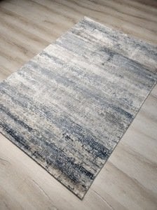 Eko Halı Como CM11 Gri Mavi Modern Halı 80x150 cm