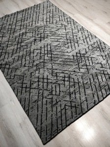 Eko Halı Tribal TRB02 Silver Akrilik İnce Kilim Halı 160x230 cm