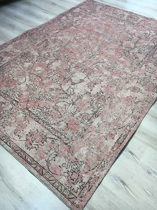 Türkmen Halı Vintage Mood 3201A Pudra 80X150cm Kilim