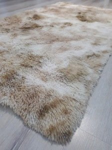 Doğuş Batik Tavşan Tüyü Bej Post Halı 80x140 cm