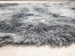 Doğuş Batik Tavşan Tüyü Gri Post Halı 80x140 cm