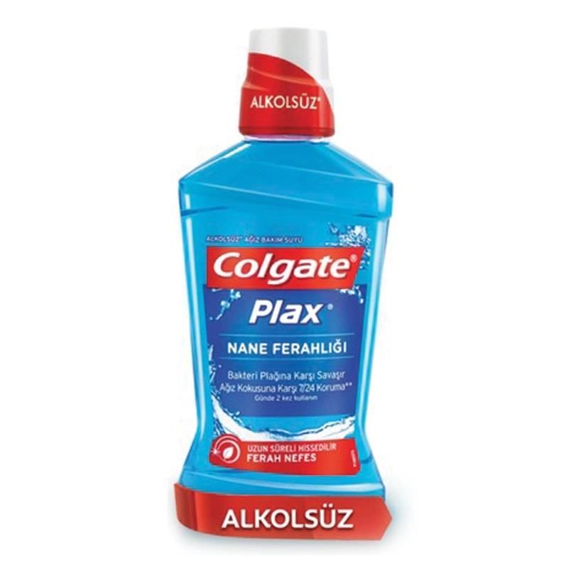 Colgate Plax Alkolsüz Ağız Bakım Suyu Nane Ferahlığı 500 ml