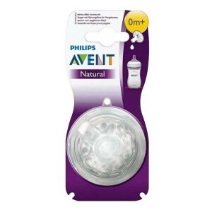 Avent Natural Biberon Emziği 0M+ SCF041/27 2'li