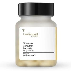 Live Yourself Vitamin Silymarin Curcumin Berberin 30 Kapsül