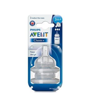 Avent 63327 Classic Biberon Emziği 3 Delik 2'li 3 Ay+