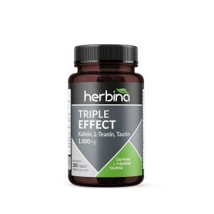 Herbina Triple Effect Kafein L-Teanin Taurin 30 Tablet