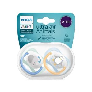 Avent 08005 Ultra Air Animals 2li Emzik 0-6 Ay - Erkek