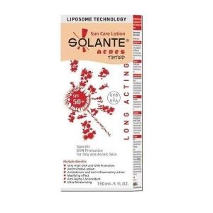 Solante Acnes Tinted Sun Care Lotion Spf50 150ml