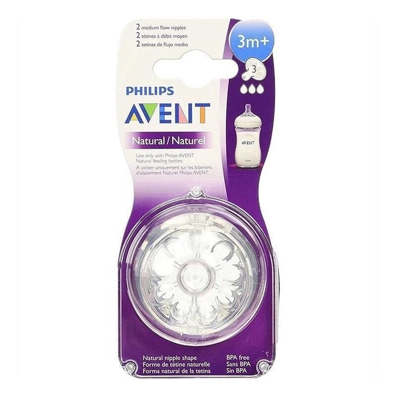 Avent 04327 Natural Biberon Emziği 3+ Ay 2'li 3 Numara