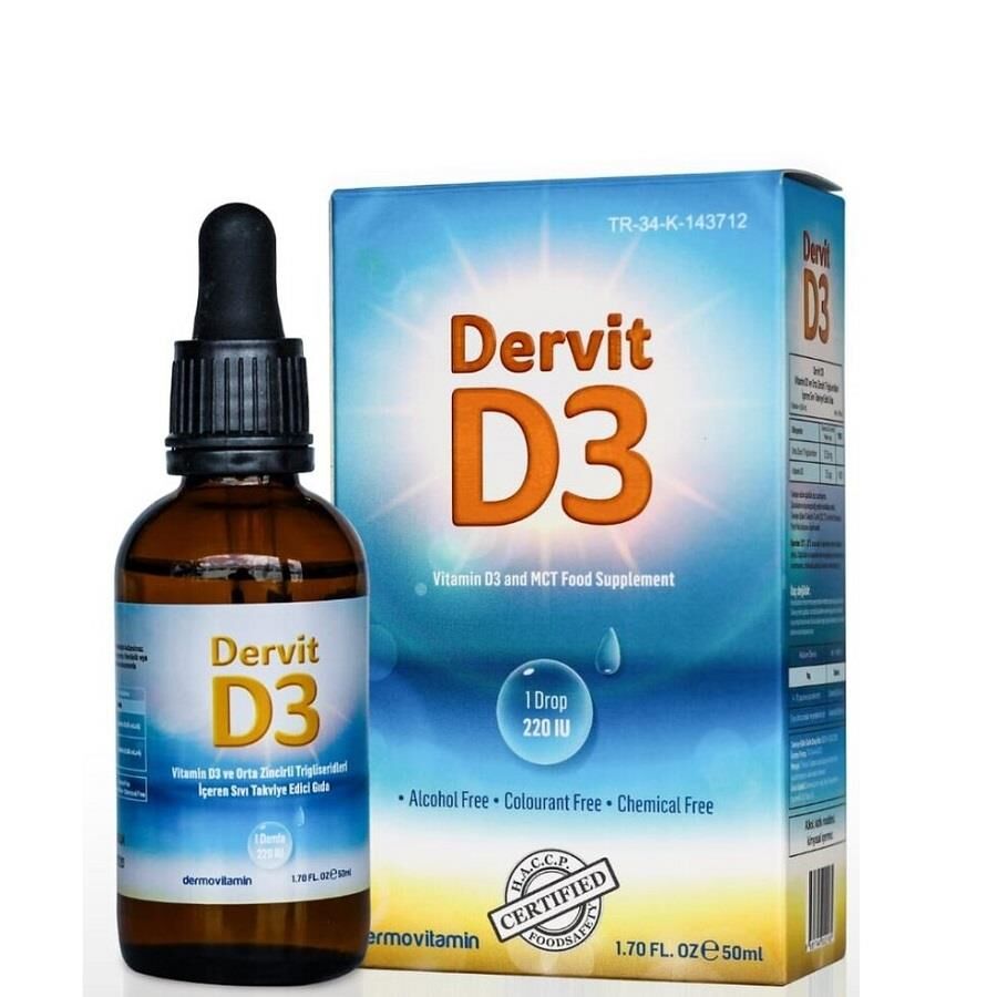 Dervit D3 Damla 50ml