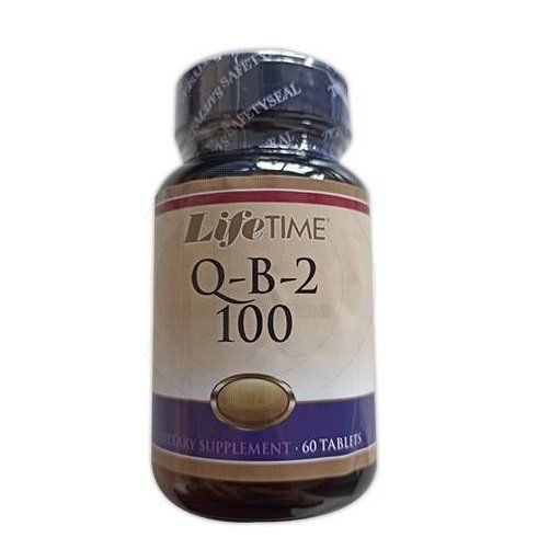 Life Time Q-B-2 Vitamin B2 100 MG 60 Tablet