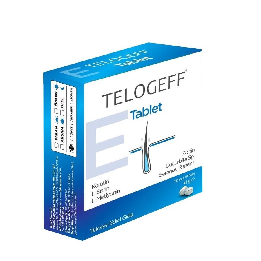 Telogeff E 60 Tablet (Mavi)