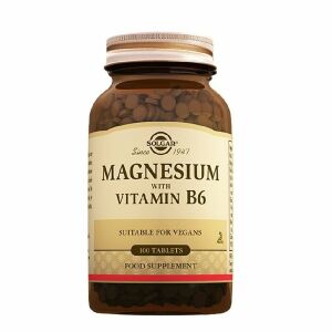 Solgar Magnesium with Vitamin B6 100 Tablet