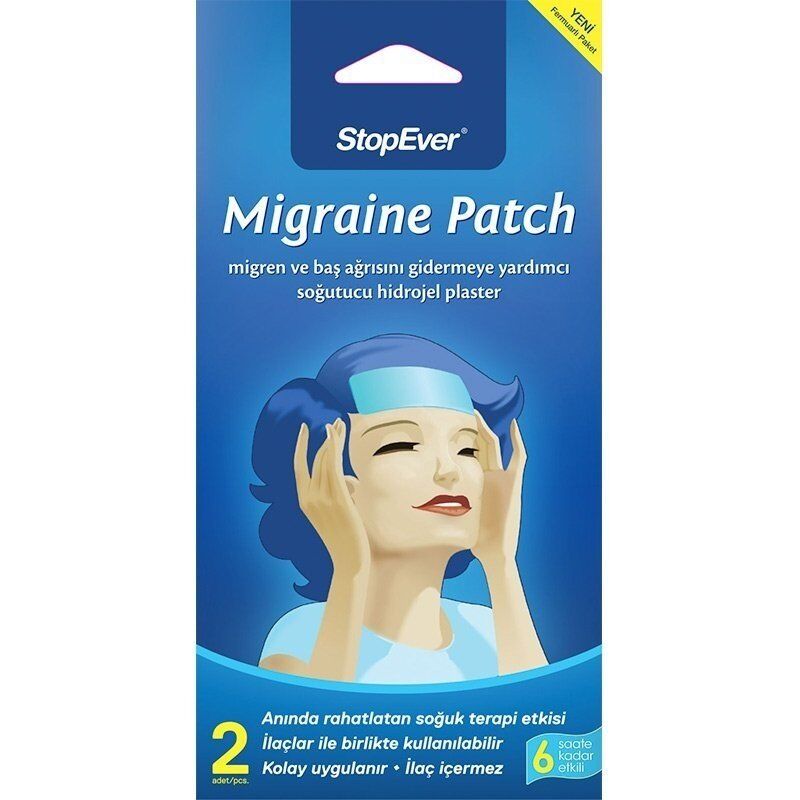StopEver Migraine Patch 2 Adet