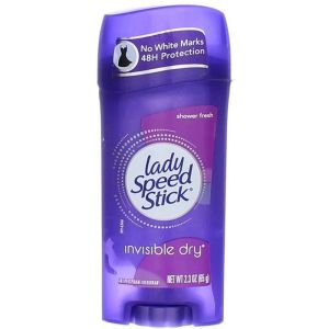 Lady Speed Stick Antiperspirant/Deodorant, Invisible Dry, Shower Fresh, 2.3 oz