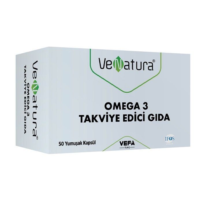 Venatura Omega-3 Balık Yağı 50 Kapsül
