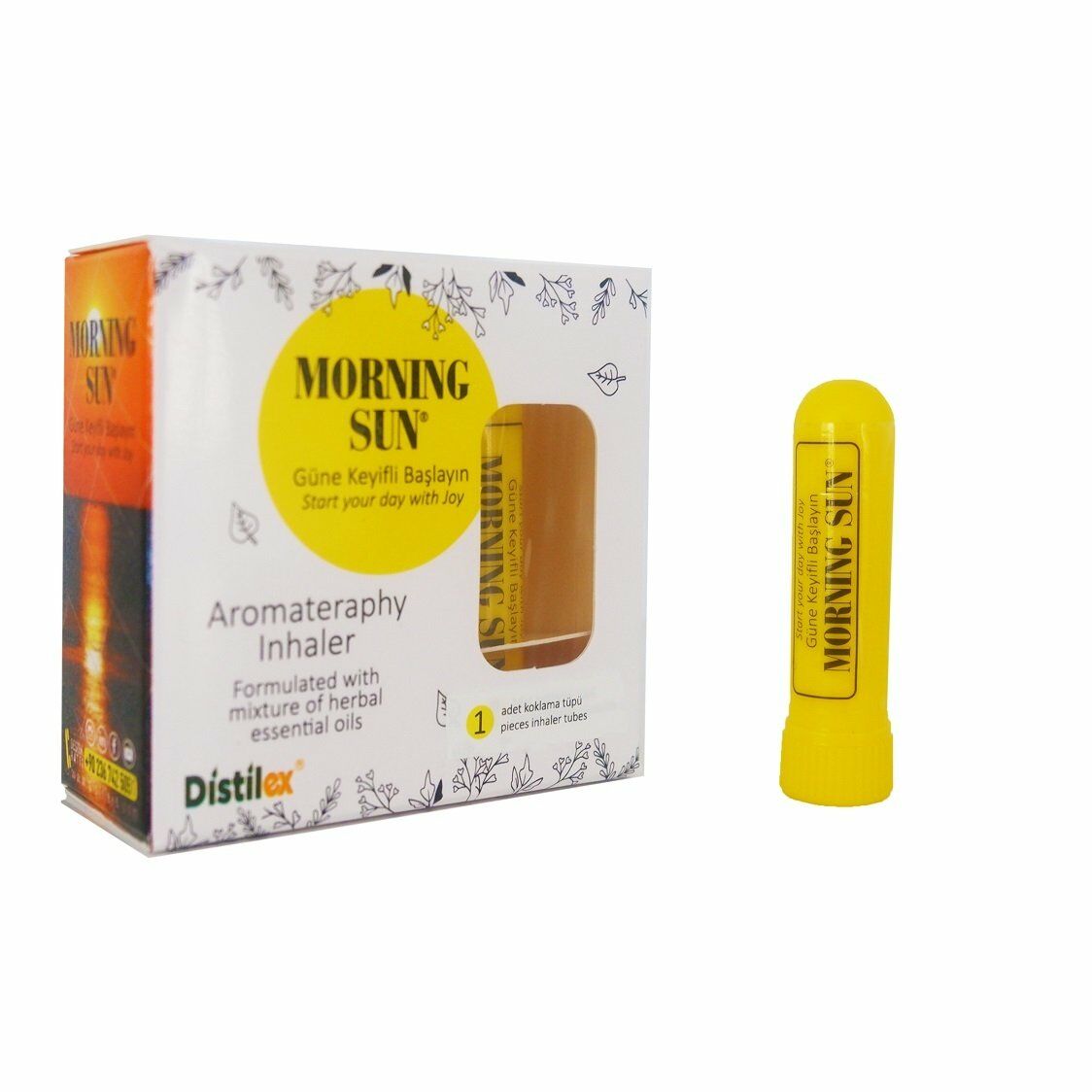 Distilex Morning Sun Aromaterapi İnhaler Koklama Tüpü