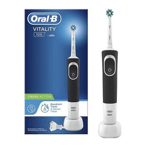 Oral-B D100 Vitality Cross Action Şarjlı Diş Fırçası - Siyah