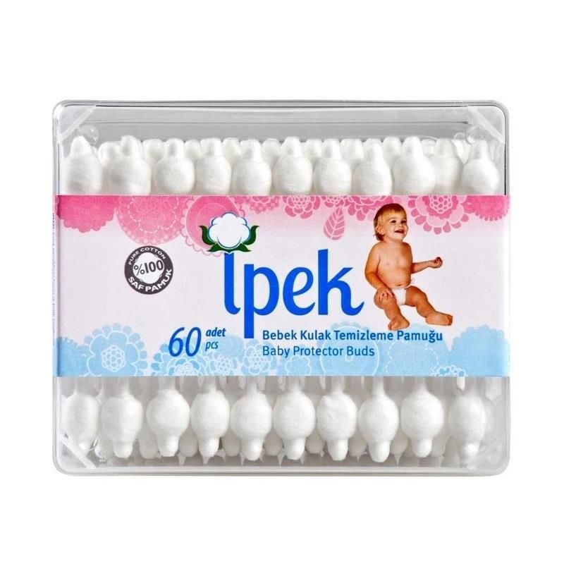 İpek Bebek Kulak Temizleme Pamuğu 60 adet