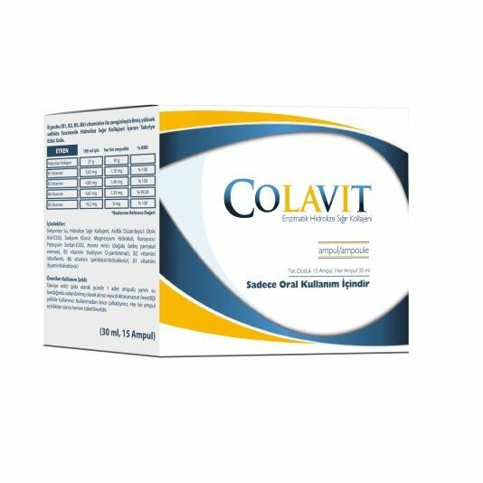 Colavit 30ml 15 Oral Flakon - Enzimatik Hidrolize Sığır Kollajeni