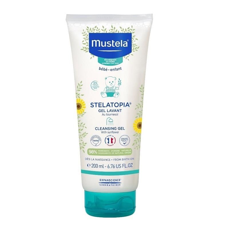 Mustela Stelatopia Cleansing Cream -Atopik Ciltlere Özel Temizleme Kremi 200ml