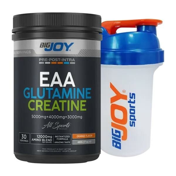 Bigjoy Sports EAA+Glutamine+Creatine Portakal 480g