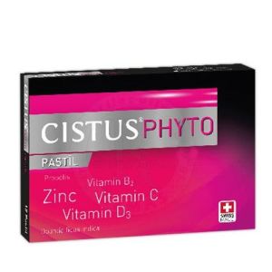 Cistus Phyto Pastil Propolis Vitamin C Vitamin D3 Vitamin B12 ve Çinko Pastil 12 li