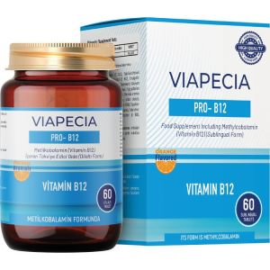 Viapecia Pro-B12 Vitamin B12 Metilkobalamin 60 Tablet