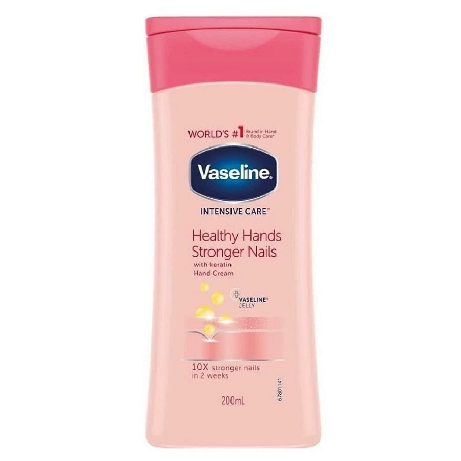 Vaseline Vücut Losyonu Healthy Hands Stronger Nails El Tırnak 200 Ml