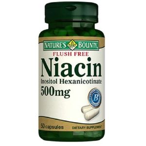 Nature's Bounty Flush Free Niacin 500 mg 50Kapsül