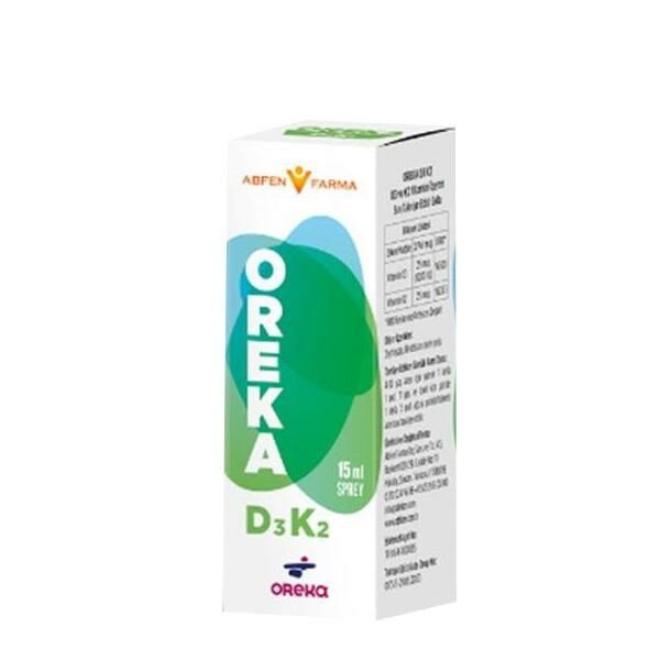 Oreka D3K2 Vitamin D3K2 Sprey 15ml