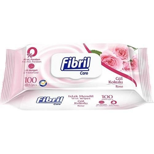 Fibril Islak Havlu 90'lı Gül Kokulu